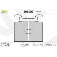 Brake pads for disc brakes