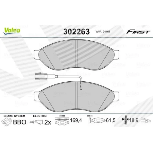 BRAKE PADS FOR DISC BRAKES - 0