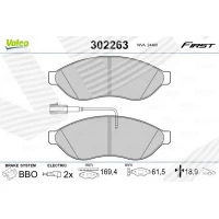 Brake pads for disc brakes