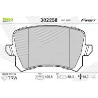 Brake pads for disc brakes