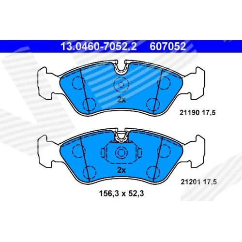 BRAKE PADS FOR DISC BRAKES - 0