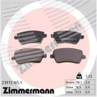 Brake pads for disc brakes