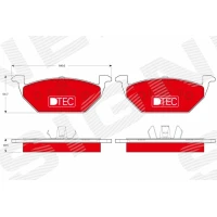 BRAKE PADS FOR DISC BRAKES