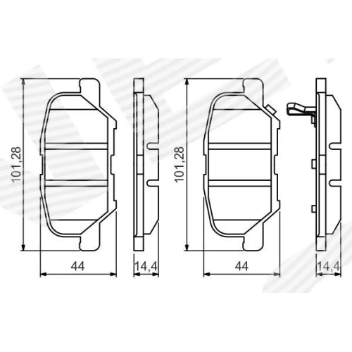 BRAKE PADS FOR DISC BRAKES - 6