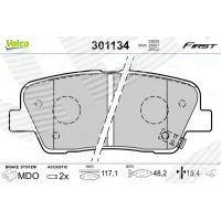 Brake pads for disc brakes