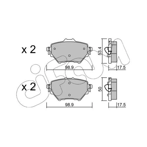 BRAKE PADS FOR DISC BRAKES - 0