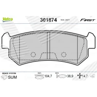 Brake pads for disc brakes