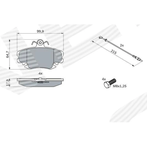 BRAKE PADS FOR DISC BRAKES - 4