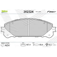 Brake pads for disc brakes