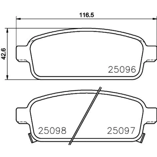 BRAKE PADS FOR DISC BRAKES - 0