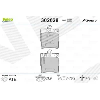 Brake pads for disc brakes