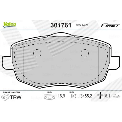 BRAKE PADS FOR DISC BRAKES - 0