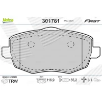 Brake pads for disc brakes