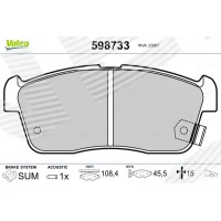 Brake pads for disc brakes