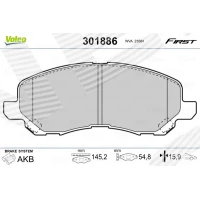 Brake pads for disc brakes