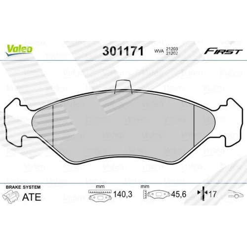 BRAKE PADS FOR DISC BRAKES - 0