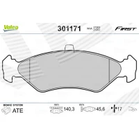 Brake pads for disc brakes