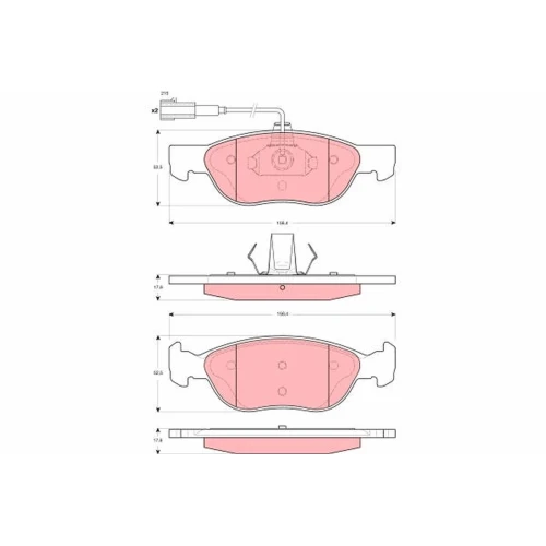 BRAKE PADS FOR DISC BRAKES - 0