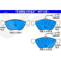 Brake pads for disc brakes