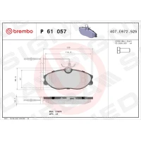 Brake pads for disc brakes