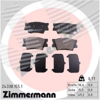 Brake pads for disc brakes