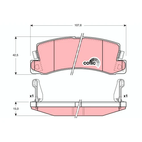 BRAKE PADS FOR DISC BRAKES - 0