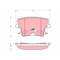 Brake pads for disc brakes