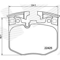 Brake pads for disc brakes