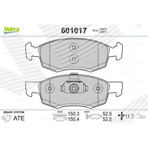 BRAKE PADS FOR DISC BRAKES - 0