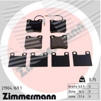 Brake pads for disc brakes