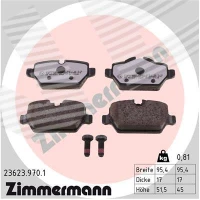 Brake pads for disc brakes