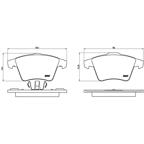 BRAKE PADS FOR DISC BRAKES - 0