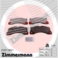 Brake pads for disc brakes