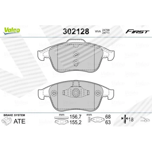 BRAKE PADS FOR DISC BRAKES - 0