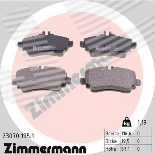 BRAKE PADS FOR DISC BRAKES - 0