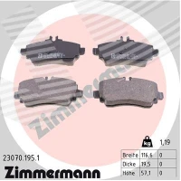 Brake pads for disc brakes