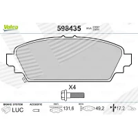 Brake pads for disc brakes