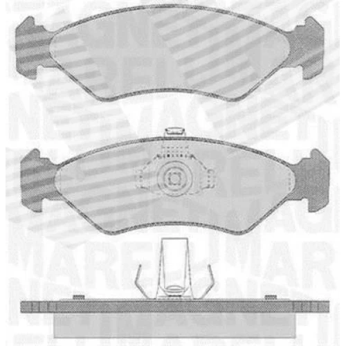 BRAKE PADS FOR DISC BRAKES - 0