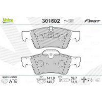 Brake pads for disc brakes