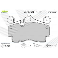 BRAKE PADS FOR DISC BRAKES