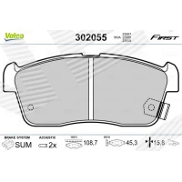 Brake pads for disc brakes