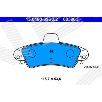 Brake pads for disc brakes