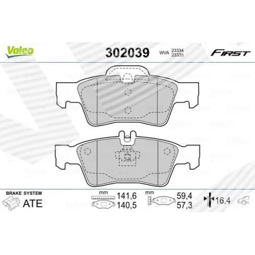 BRAKE PADS FOR DISC BRAKES - 0