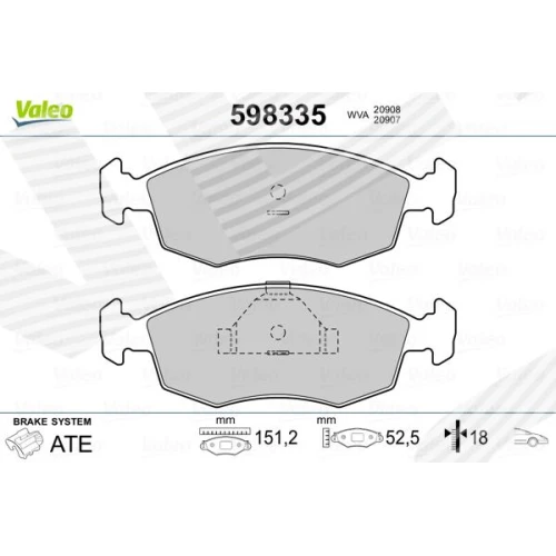 BRAKE PADS FOR DISC BRAKES - 0