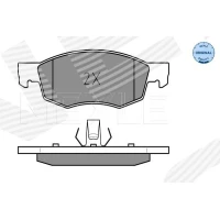 Brake pads for disc brakes