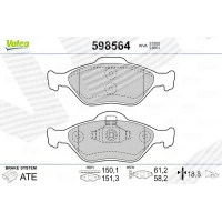 Brake pads for disc brakes