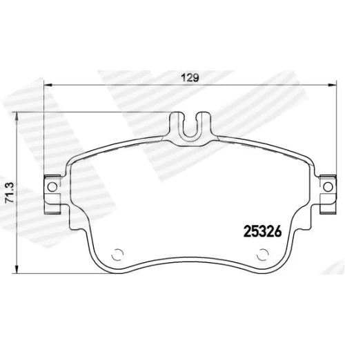 BRAKE PADS FOR DISC BRAKES - 0