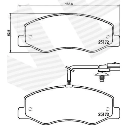 BRAKE PADS FOR DISC BRAKES - 0