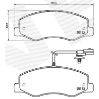 Brake pads for disc brakes