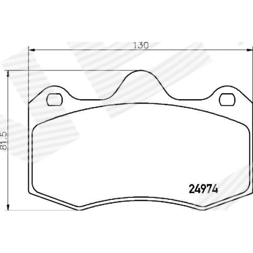 BRAKE PADS FOR DISC BRAKES - 0